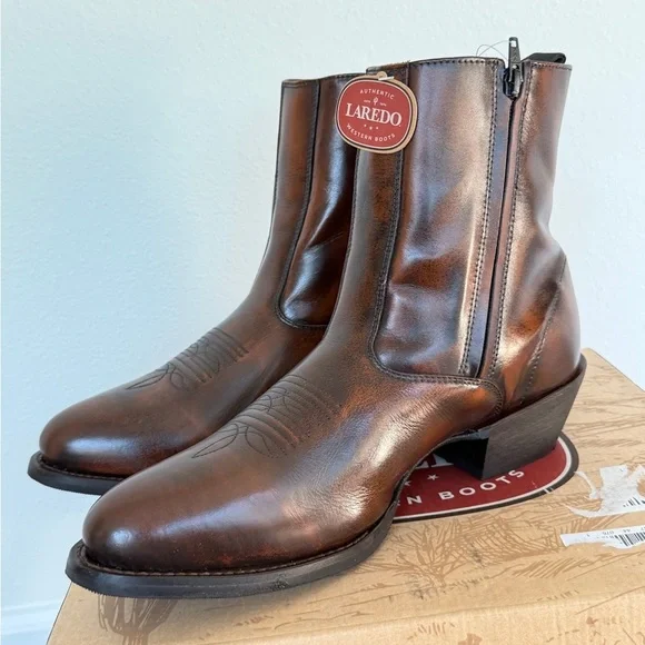 Laredo Fletcher Western Boots Pointed Toe Sz 11.5 Men Rodeo Cowboy Country Howdy - Picture 9 of 16